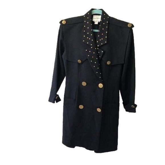 Ribkoff Romper Womens Size 6 Vintage Suit Like Front Black...